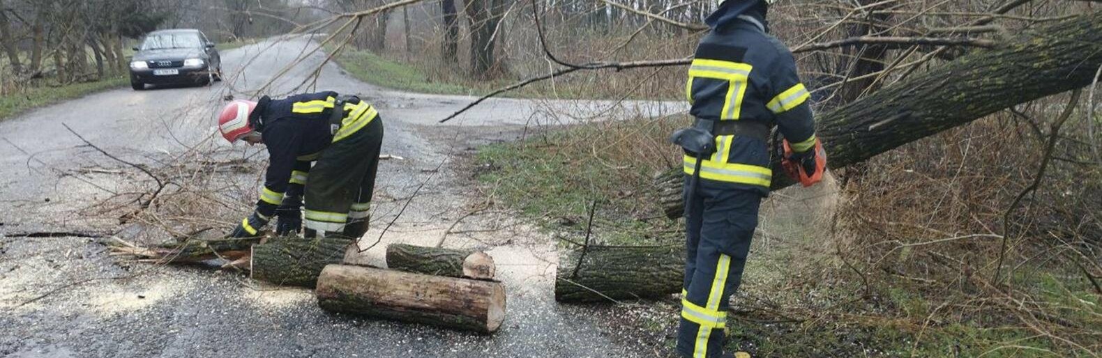 У Чернівецькій області ДСНС усуває наслідки негоди 