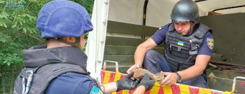 На Буковині піротехніки знищили міну часів Першої світової війни