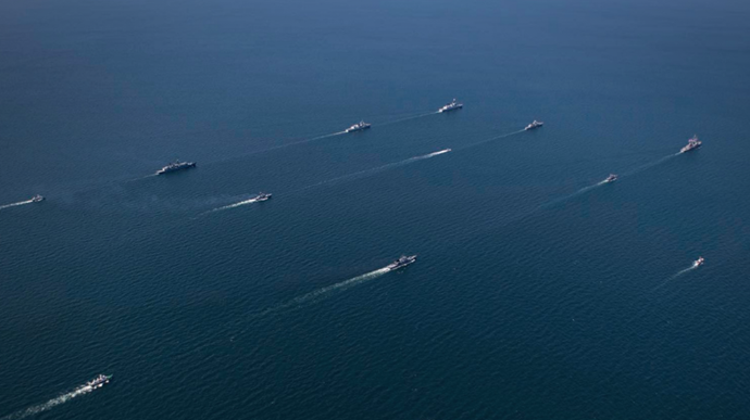 росія тримає в Чорному морі п’ять кораблів з крилатими ракетами