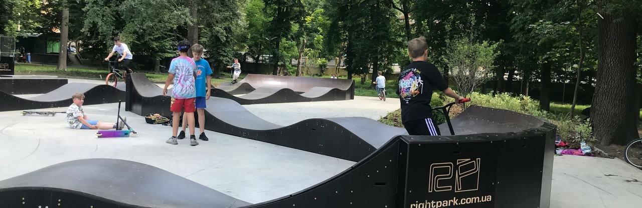 Як виглядає новий скейт-майданчик у парку Шевченка