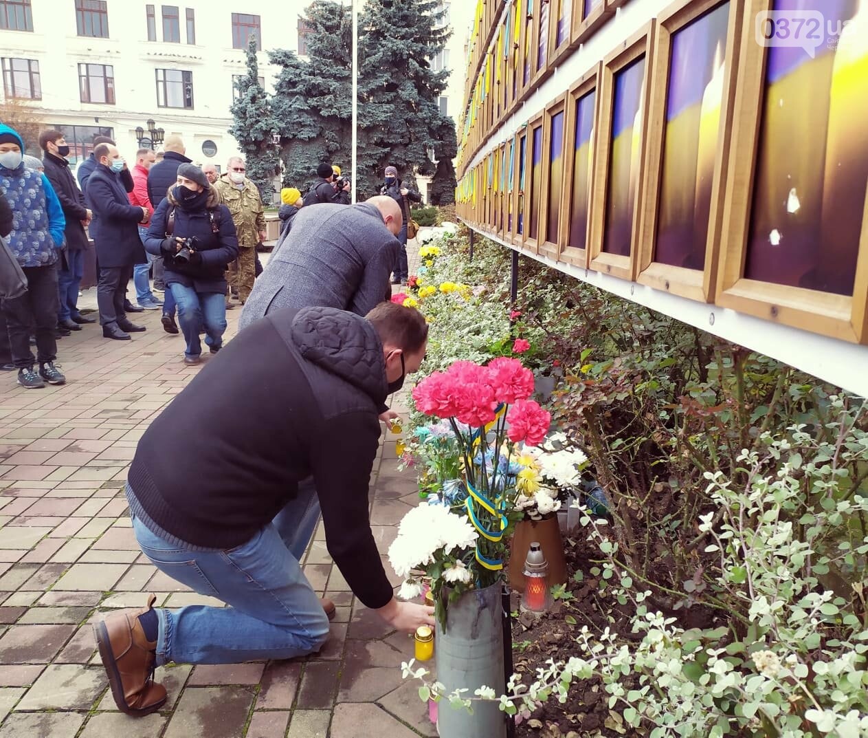 Відзначення річниці Революції Гідності у Чернівцях