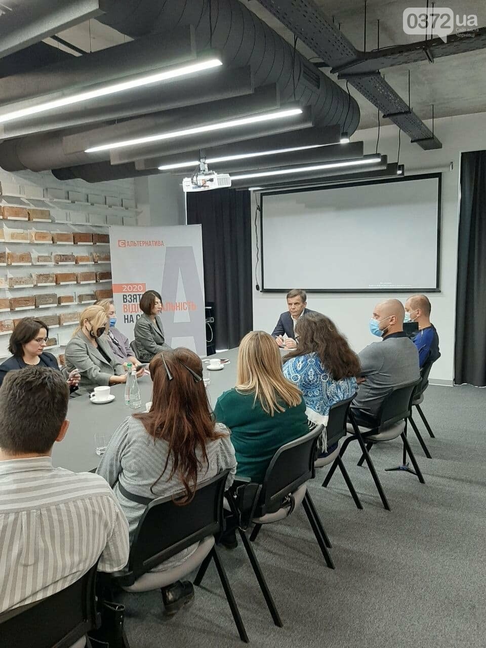 Зустріч Сергія Сухомлина із командою політичної партії "Єдина Альтернатива"