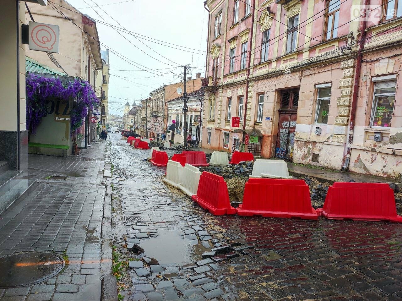 Ремонт вулиці Заньковецької у Чернівцях - 3 липня 2024 року