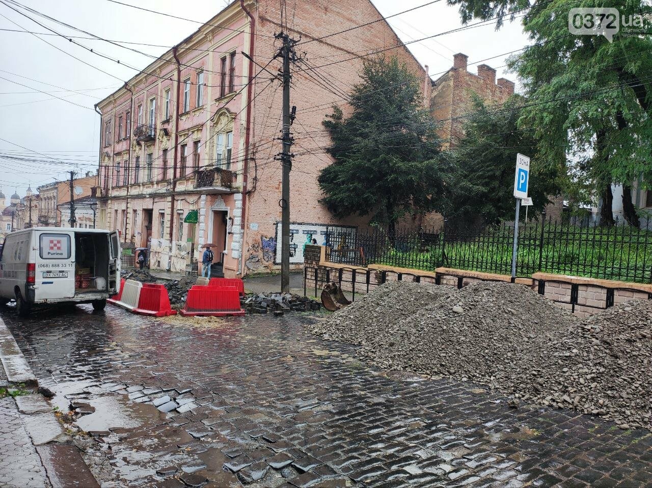 Ремонт вулиці Заньковецької у Чернівцях - 3 липня 2024 року
