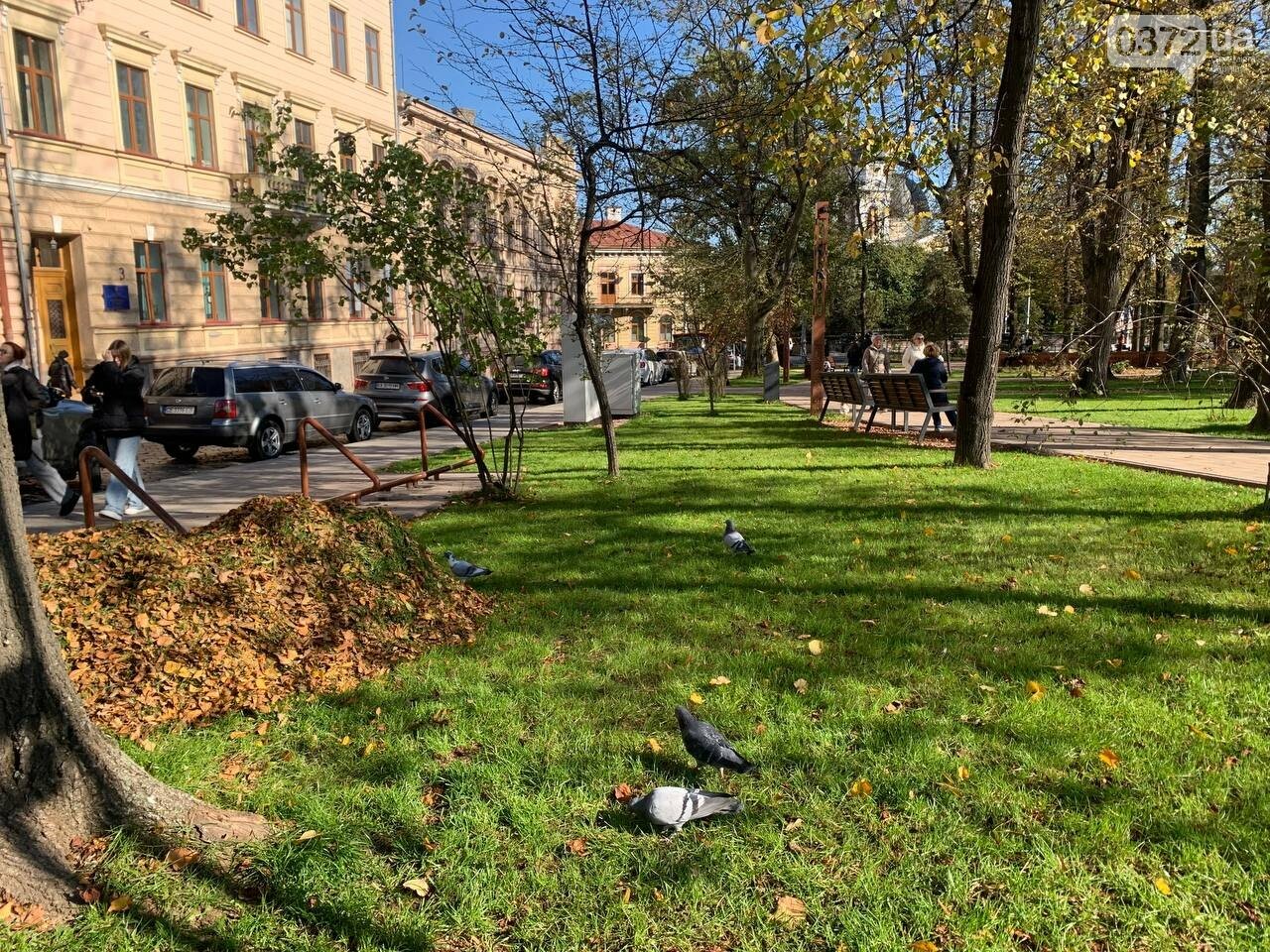 Сквер Дня Вишиванки у Чернівцях