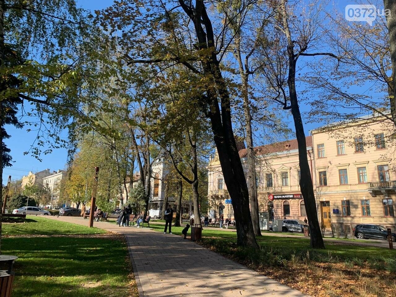 Сквер Дня Вишиванки у Чернівцях