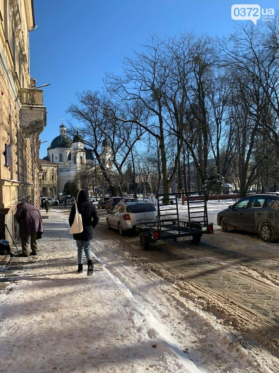 Сайт 0372, Ожеледиця та сніг в місті Ожеледиця та сніг в місті