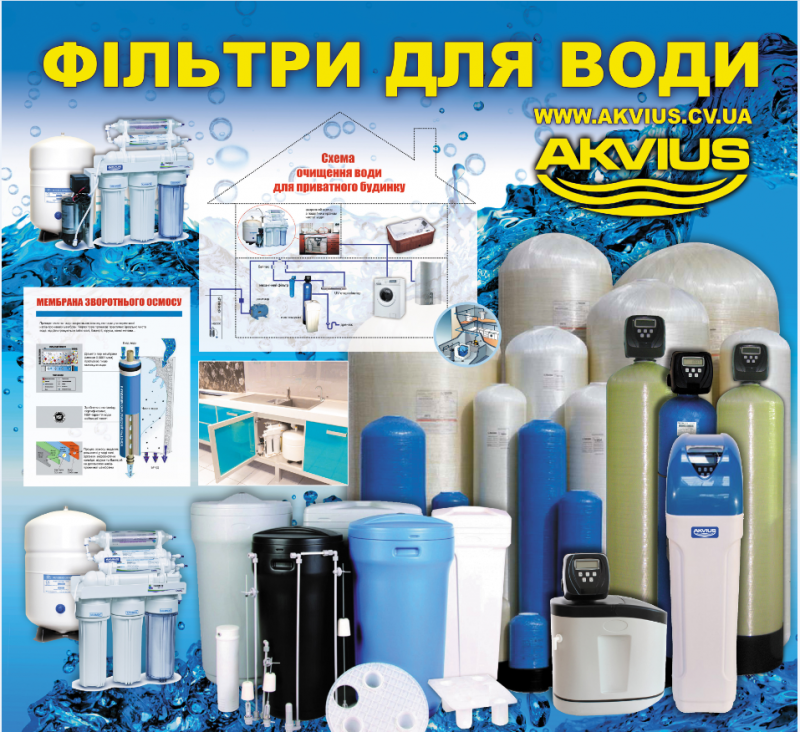 Аквіус, Якісні фільтри для води Якісні фільтри для води