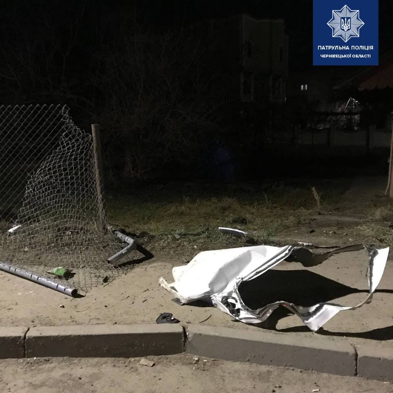 ДТП на вул. Винниченка, фото патрульної поліції області