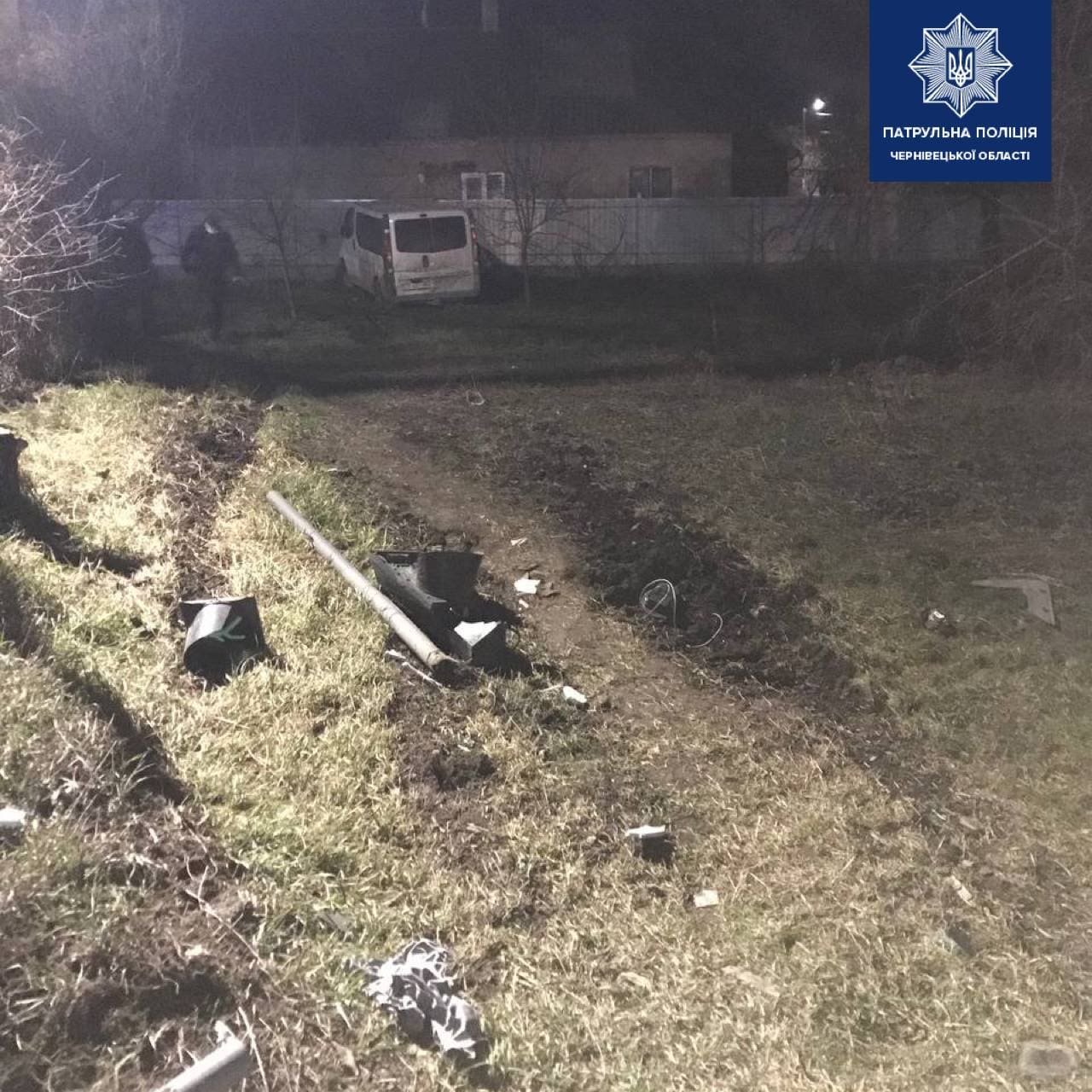 ДТП на вул. Винниченка, фото патрульної поліції області