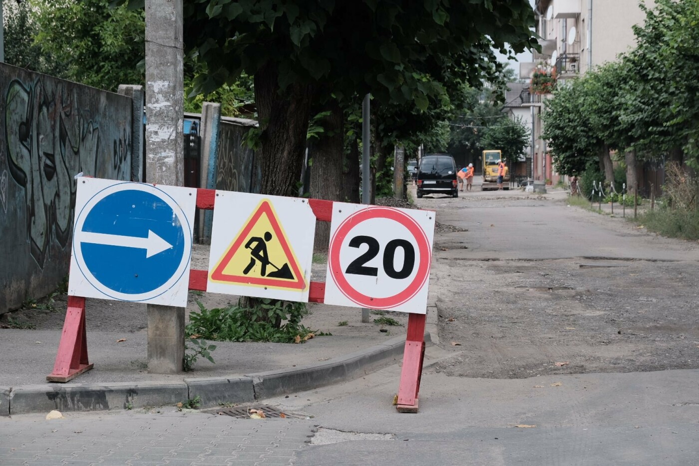 Ремонт вулиці Чехова у Чернівцях