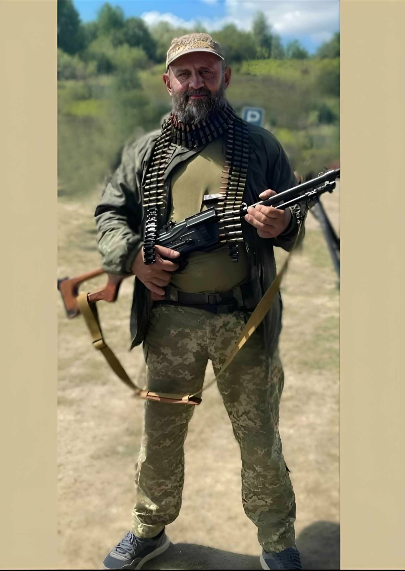 Стрілець 107 окремої бригади Сил територіальної оборони ЗСУ Андрій Віхров