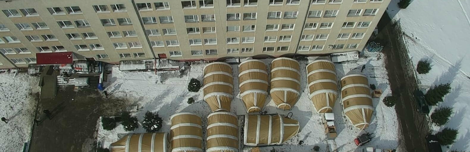 На Прикарпатті надзвичайники розгорнули мобільний госпіталь для хворих з COVID-19