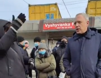 У Чернівцях на Калинівському ринку протестують підприємці